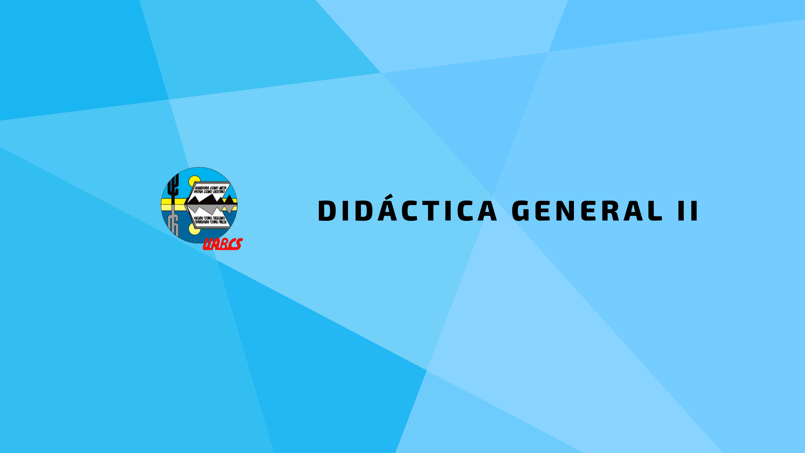 Course Image Didáctica general II