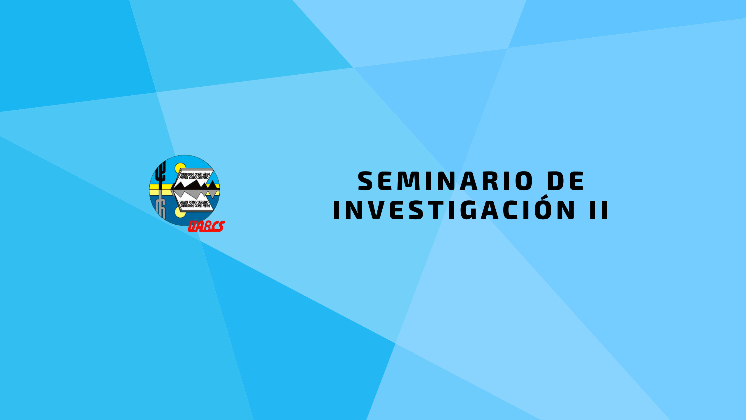 Course Image Seminario de investigación II