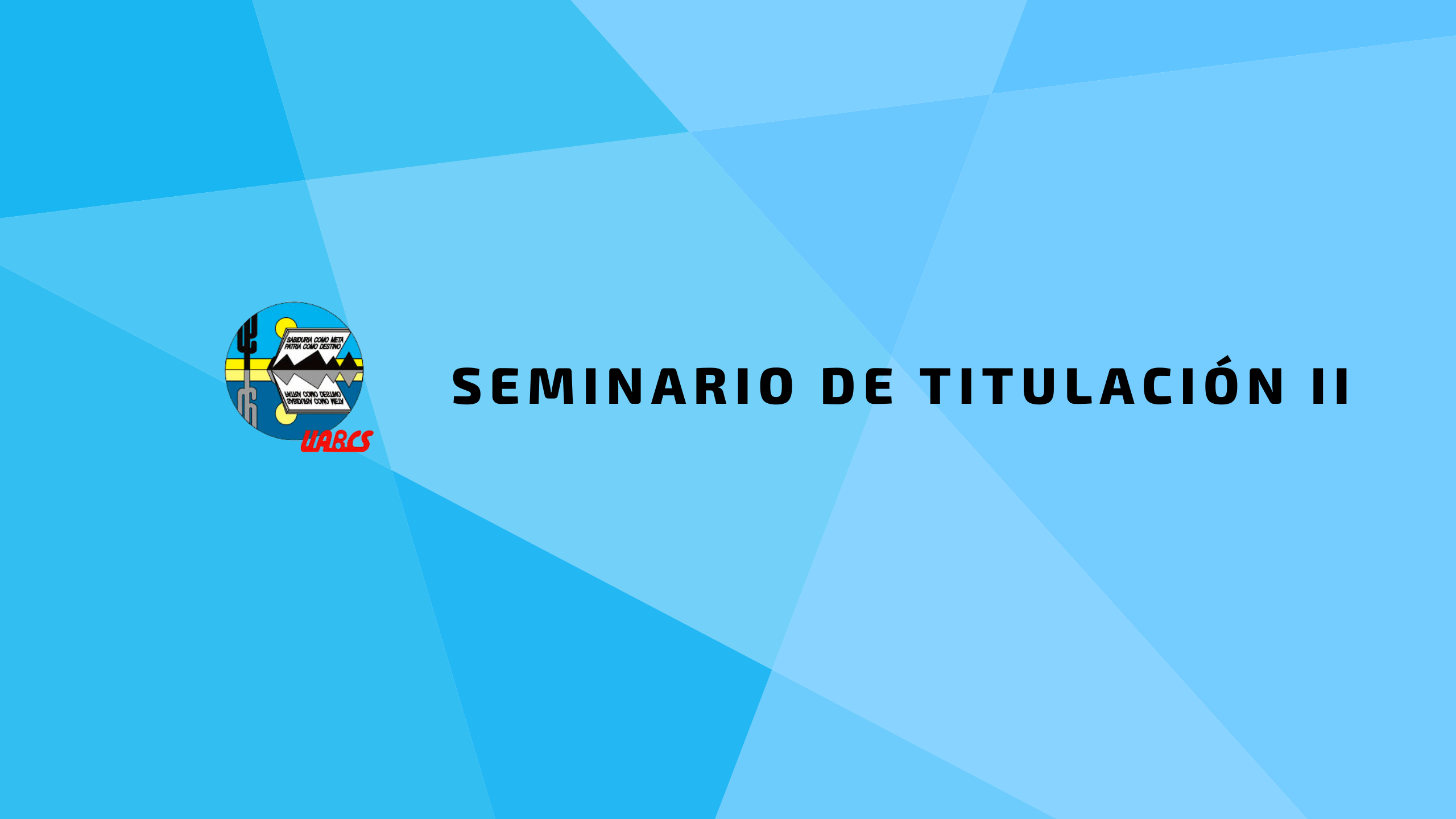 Course Image Seminario de titulación II