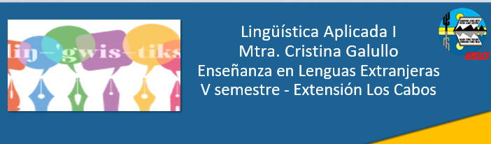 Course Image Lingüística Aplicada al Inglés I