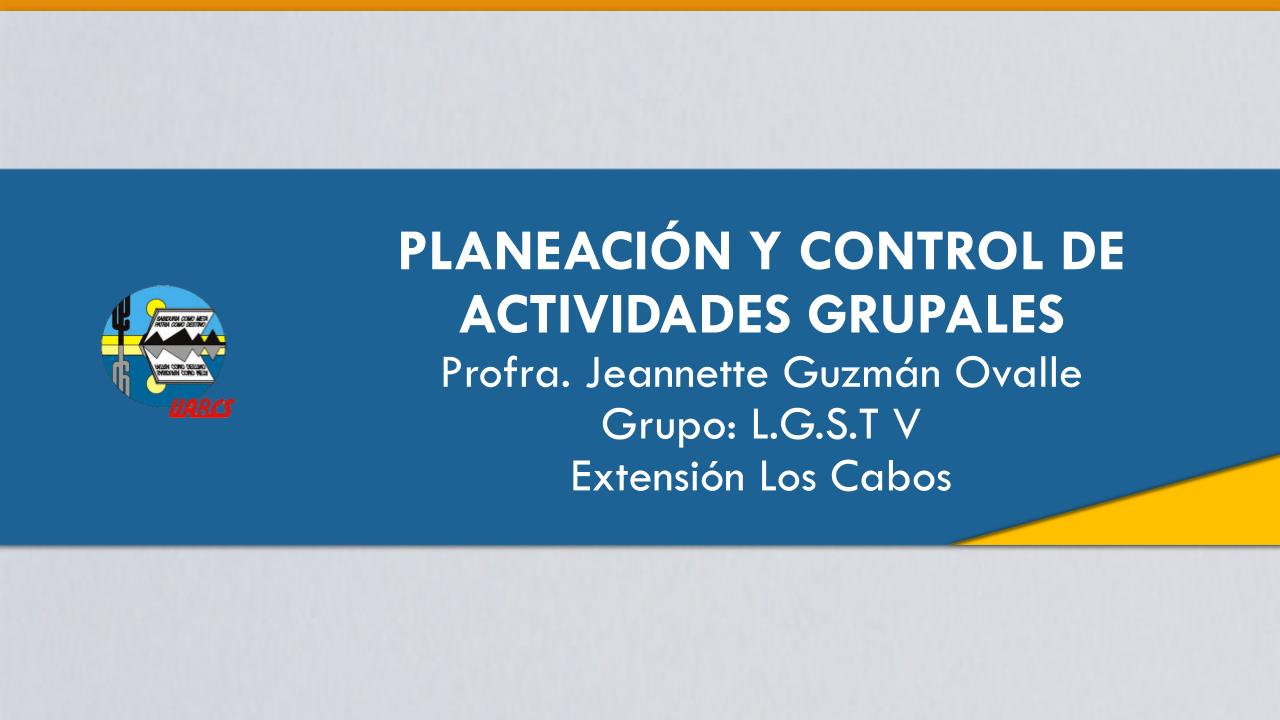 Course Image PLANEACIÓN Y CONTROL DE ACTIVIDADES GRUPALES