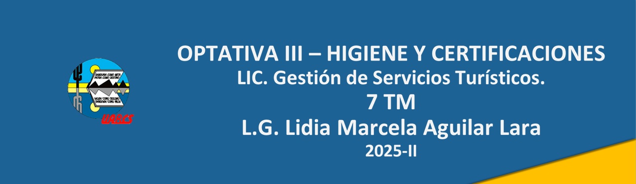 Course Image OPTATIVA III - HIGIENE Y CERTIFICACIONES