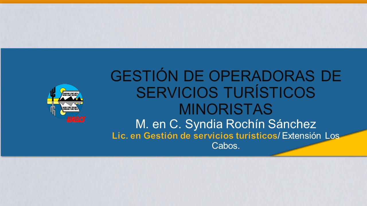 Course Image GESTIÓN DE OPERADORAS DE SERVICIOS TURÍSTICOS MINORISTAS