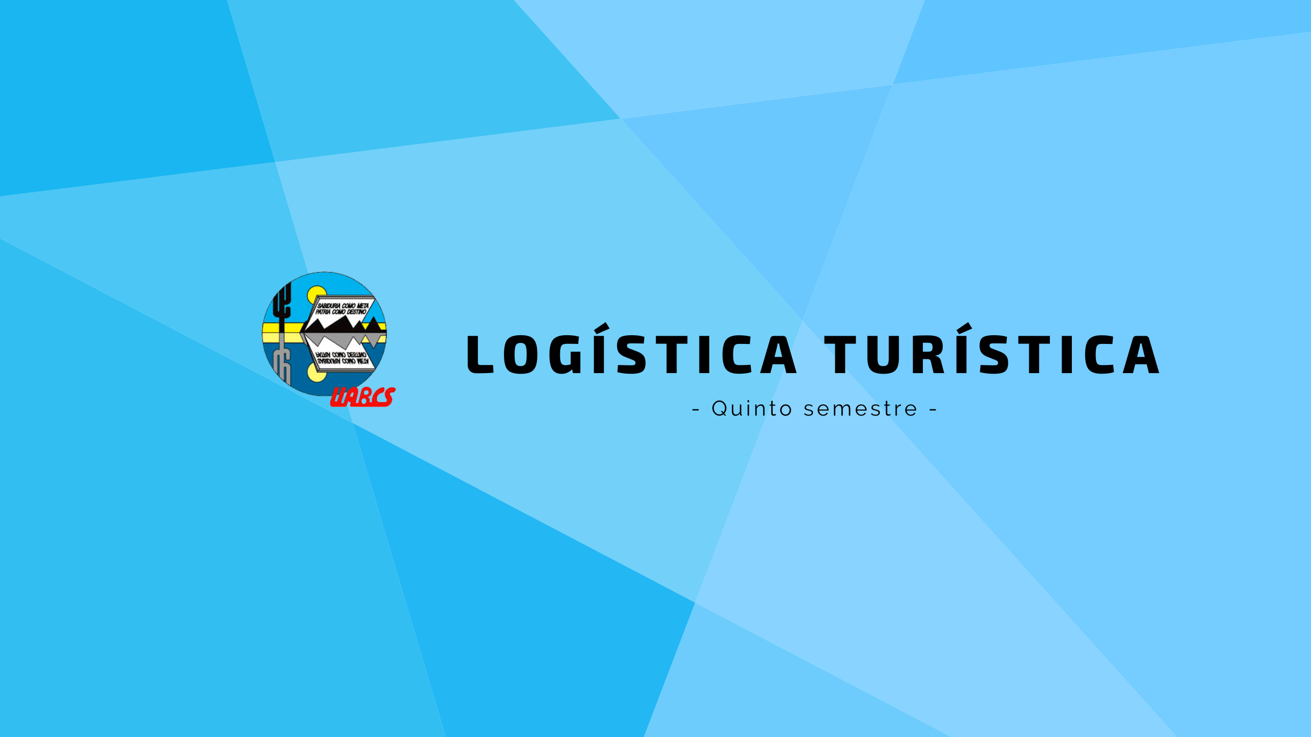 Course Image Logística turística