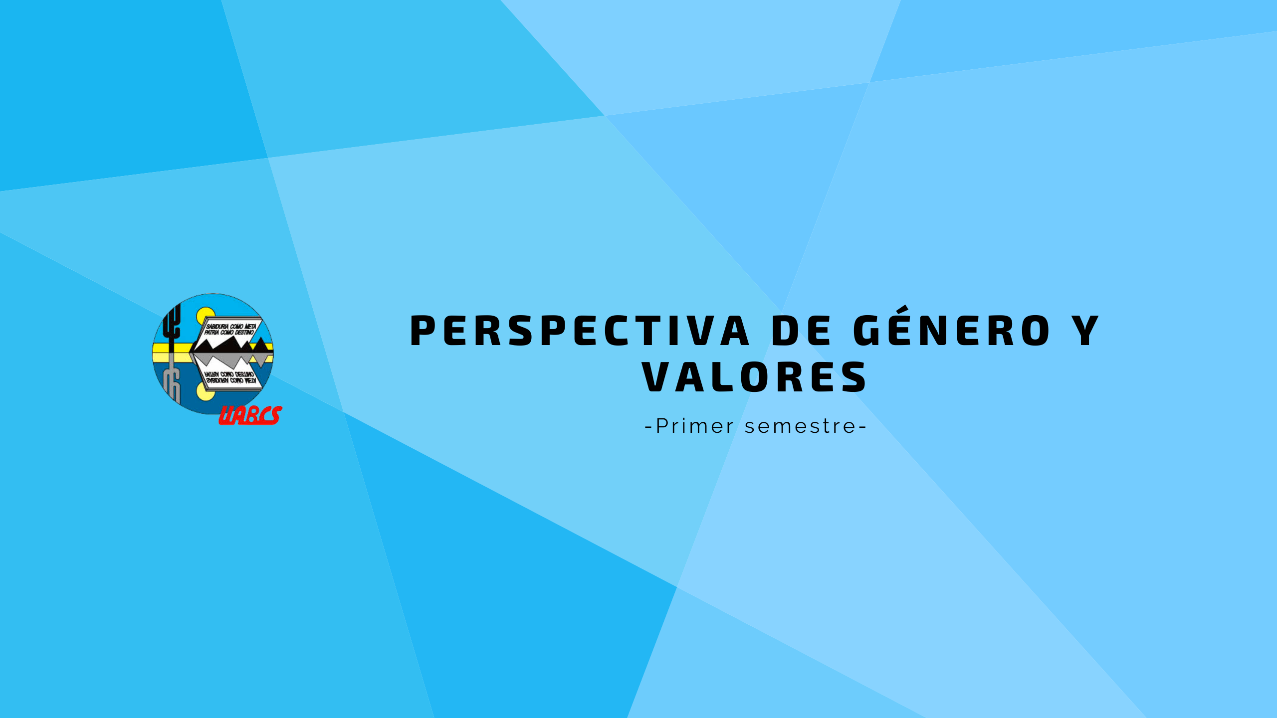 Course Image Perspectiva de género y valores (1°A-TM)